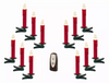 LED Clip On Taper Candle (Set of 24) 6.5"H Plastic
