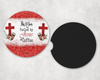 Fueled Be Jesus and Coffee |Car Coaster Set