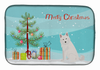 Dog Breed/Merry Christmas art Dish Drying Mat - CK3498DDM