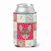 Patchwork Love with Dog Face Can or Bottle Hugger - S000213B001695P007032V000