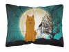 Halloween Dog Art Canvas Fabric Decorative Pillow - S000213B001695P071251V000