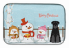Holiday Dog on Dish Drying Mat - BB2363DDM