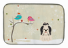 Holiday Dog on Dish Drying Mat - BB2560DDM