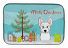Holiday Dog on Dish Drying Mat - BB1598DDM
