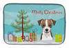 Holiday Dog on Dish Drying Mat - BB1574DDM