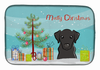 Holiday Dog on Dish Drying Mat - BB1607DDM