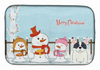 Holiday Dog on Dish Drying Mat - BB2342DDM