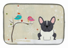 Holiday Dog on Dish Drying Mat - BB2484DDM