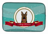 Holiday Dog on Dish Drying Mat - BB1521DDM