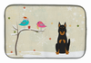 Holiday Dog on Dish Drying Mat - BB2552DDM