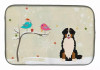 Christmas Presents between Dog Friends Dish Drying Mat - S000213B001695P115596V033