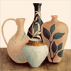 Decorative Beige Vessels II by Lanie Loreth, Canvas Art - C1072021-0240000-8CCQAMA