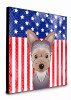 American Flag and Dog Artwork Wall Panel - S000213B001695P014454V013