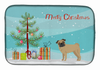 Dog Breed/Merry Christmas art Dish Drying Mat - CK3481DDM