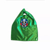 Kid's Cape and Shirt-Luchador Azul - Blue Mexican Wrestler Toddler T-Shirt & Green Cape Combo - S000576B001650P000081V004