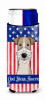 American Flag and Dog Ultra Hugger for slim cans - S000213B001695P061949V000
