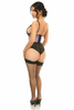 Lavish Mesh Open Cup Waist Cincher - LV-1196-3X
