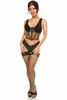 Lavish Mesh Open Cup Waist Cincher - LV-1326-5X