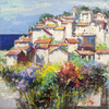 Borgo sul Mare II by Luigi Florio, Canvas Art - C1089966-0240000-AAAACMA