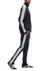 Single Stripe Track Suit - SET123-BKREF-M