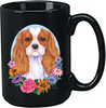 Cavalier King Charles Blenheim - Best of Breed Ceramic 15oz Coffee Black Mug