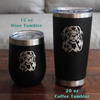 Golden Retriever Face Stemless Wine Glass - Dog Gifts