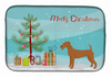 Dog Breed/Merry Christmas art Dish Drying Mat - S000213B001695P000468V000