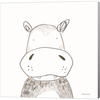 Hippo Line Drawing by Rachel Nieman, Canvas Art - C1080739-0240000-AAAACMA