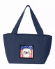 American Flag and Pekingese Lunch Bag