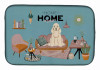Dog in Sweet Home Dish Drying Mat - S000213B001695P020175V011