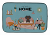 Dog in Sweet Home Dish Drying Mat - CK7977DDM