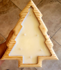 Christmas tree wooden soy wax candle - CCan1204