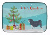 Christmas Tree and Dog on Dish Drying Mat - S000213B001695P115594V028