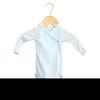 The Laughing Giraffe Baby Kimono Onesies With Fold Over Mittens - LG2250PBlueNewborn