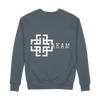 KAM S9 100% Organic Cotton Sweatshirt - DTG-XP202-BLACK_iwqouC-XS-1