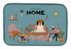 Dog in Sweet Home Dish Drying Mat - S000213B001695P020176V029