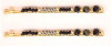 Beaded Bobby Pin Set (Black or Red) - S000558B002117P000133V003
