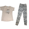 Women's Silky Soft Cozy Pajama/Lounge - 2PCGVIBEBLCHEETASML_99D3