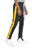 Classic Slim Fit Track Pants - TP123-BLKYELLOW-M