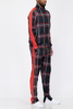 Plaid Out Track Set