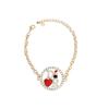 Paw-Dior Charm Dog Necklace - S002142B002493P000584V001
