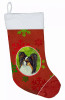 Dog and Christmas Snowflakes Christmas Stocking - S000213B001695P118008V036