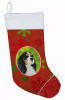 Dog and Christmas Snowflakes Christmas Stocking - S000213B001695P118008V016