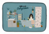 Dog in Bathtub Dish Drying Mat - S000213B001695P020162V015