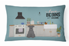 Dog Kitchen Scene Art Canvas Fabric Decorative Pillow - S000213B001695P020398V000