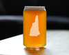 New Hampshire Beer Can Pint Glass - Granite Staters Gifts
