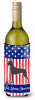 American Flag and Dog Wine Bottle Hugger - S000213B001695P072642V000