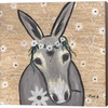 Donkey with Daisies by Kathleen Bryan, Canvas Art - C1080186-0240000-YCCQAMA