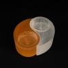 *Yin Yang Selenite Candle Holder *Yin Yang Selenite Candle Holder