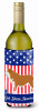 American Flag and Dog Wine Bottle Hugger - S000213B001695P097393V000